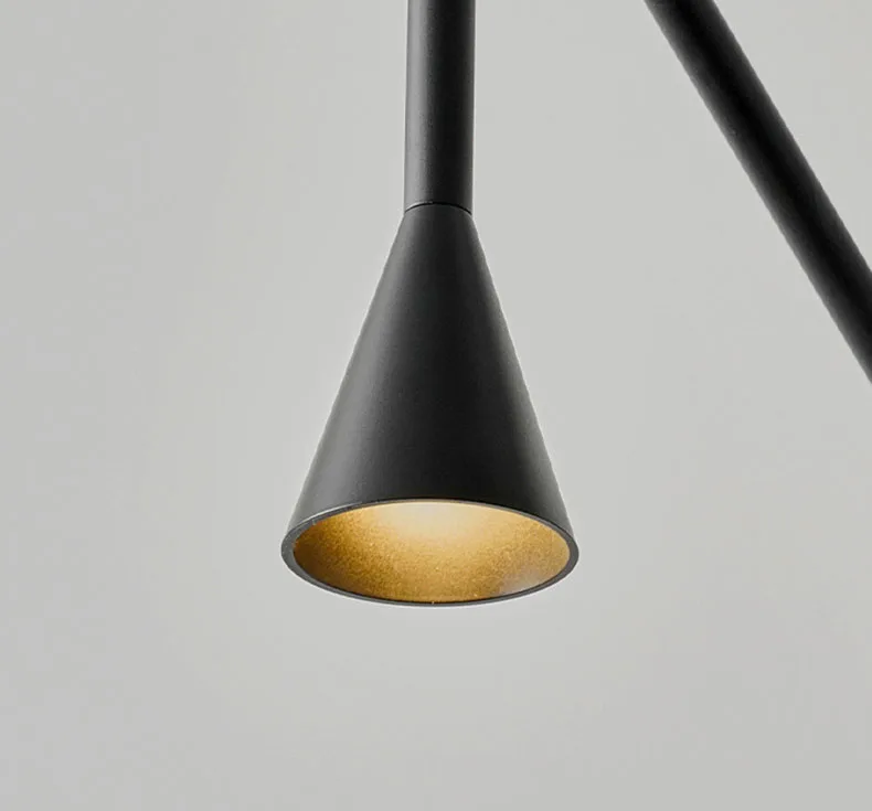 Minimalist Aluminium Wall Light Rotatable Matte Gold Black