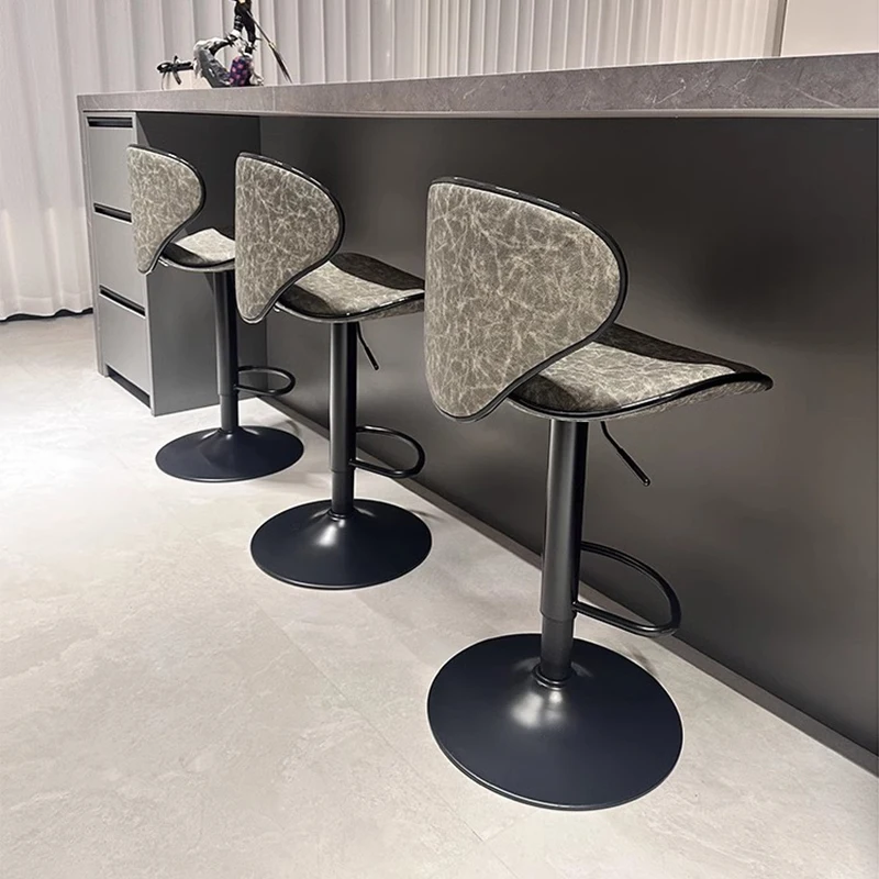 

Modern Reception Bar Chairs High Stool Relax Ergonomic Nordic Bar Chairs Restaurant Italian Design Bar Furniture Banqueta LLBC