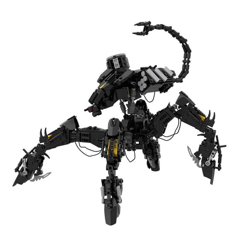 942PCS Horizon Zero Dawned Classic Game Black Monster Building Blocks Assembly Monster Model Corruptor Brick Toy Holiday Gift