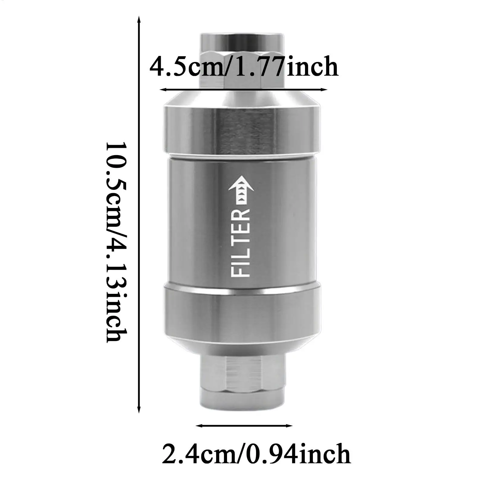 Aluminum Alloy Oil Filter Converter Replacement Part Washable Filter For Home Workshop Garage Lab Routine Maintenance Seasonal 5