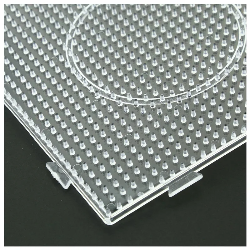 AP-24Pcs ABC Clear 145X145mm tablero de clavijas grande cuadrado para Hama Fuse Perler Bead