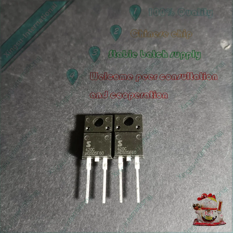 HDS05F60 5A/600V, 1 unidad, TO220F-2