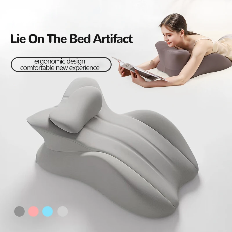 

Back Pillow Wedge Bed Pillow Rest for Bed Sitting Up Adult Memory Foam Pillow Back and Leg Pain Relief Acid Reflux Anti Snoring