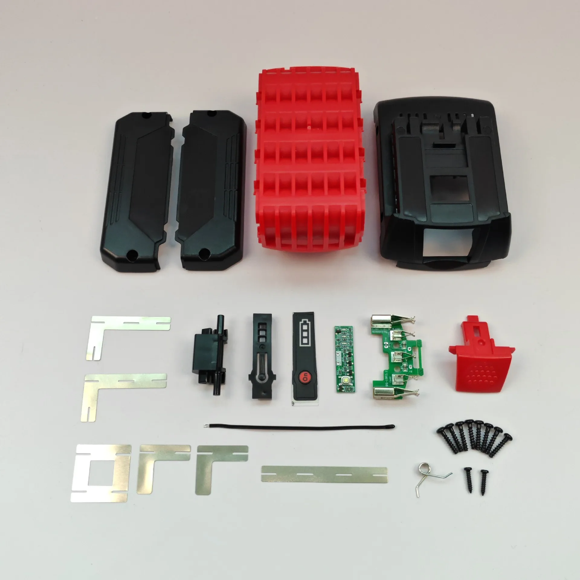 BAT618 10*18650 Battery Plastic Case Box Shell PCB Protection Circuit Board For Bosch 18V Li-ion
