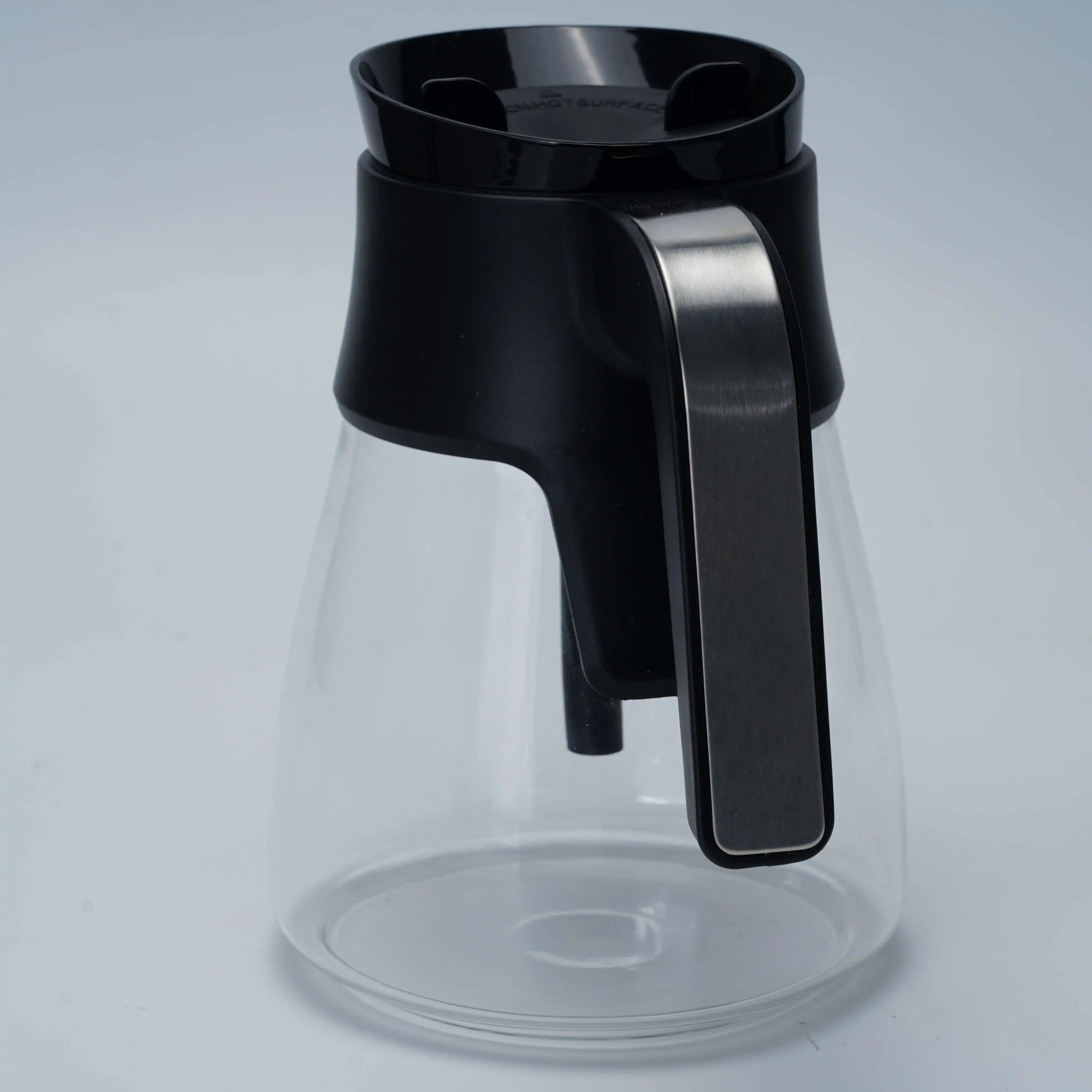 Glass Coffee Pot with Handle Drip Proof Spout Coffee Maker Replacement Carafe Dishwasher Safe 10 Cup for Ninja Coffee Machine