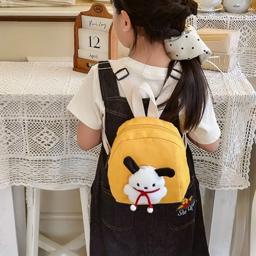 Mochila informal de dibujos animados para niños, de gran capacidad Bolsa Escolar, transpirable, diseño de perro de peluche, bolsas para bebés, niñas y niños