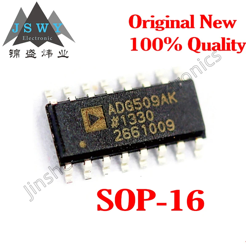 

(5-10PCS) ADG509AKR ADG509AK SOP-16/High Performance Analog Switch Chip/Original Import/In Stock/Fast Shipping