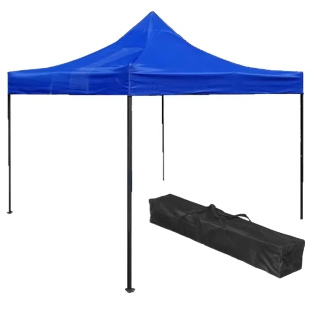3x3m Pop-up Gazebo Tent Waterproof Oxford Cloth Folding Outdoor Canopy Custom Cover for Event Camping Garden Beach