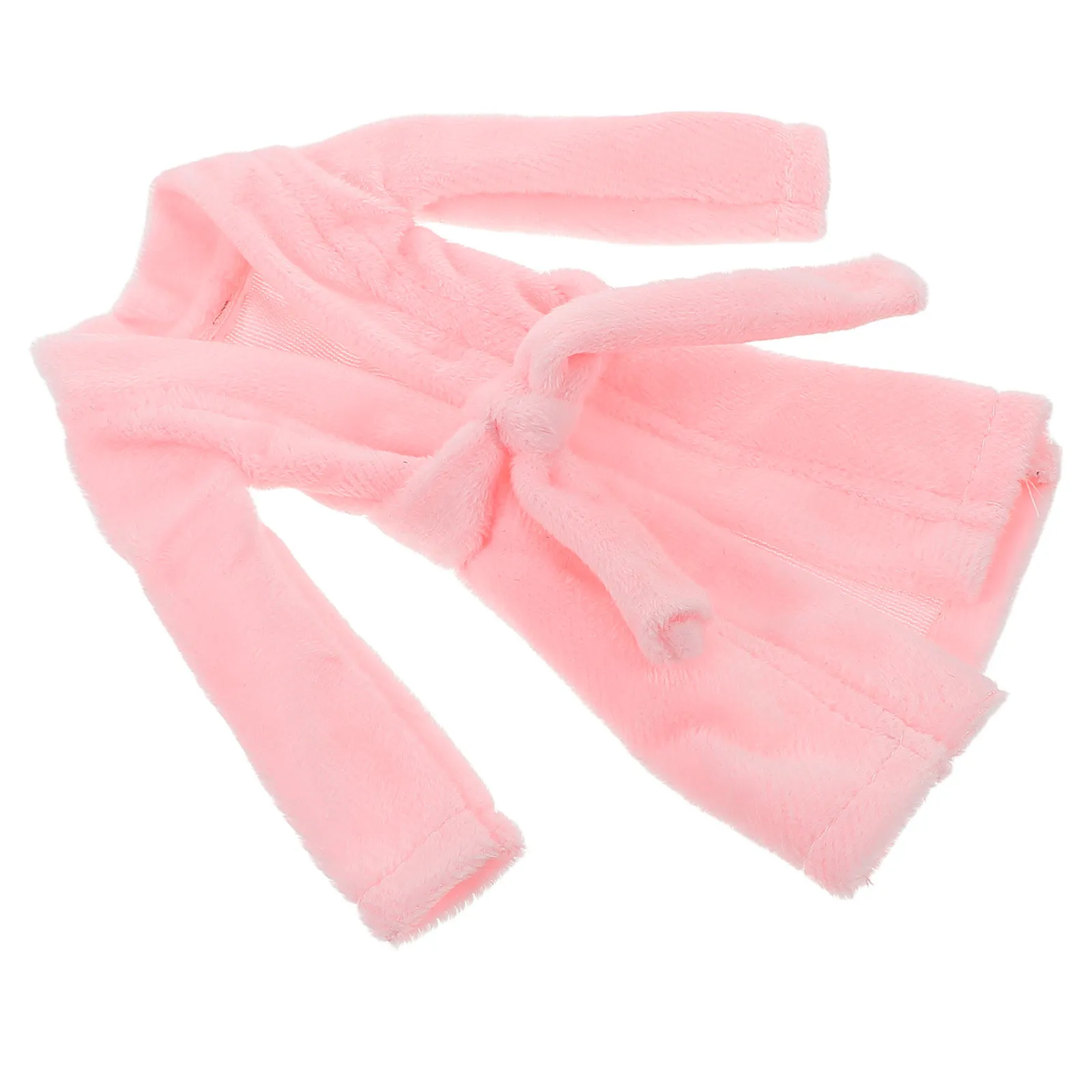 

Mini Dressing Bathrobe for Soft Comfortable Robe Clothing Accessory Miniature Bathrobe Outfit for Mini Bedding Scene