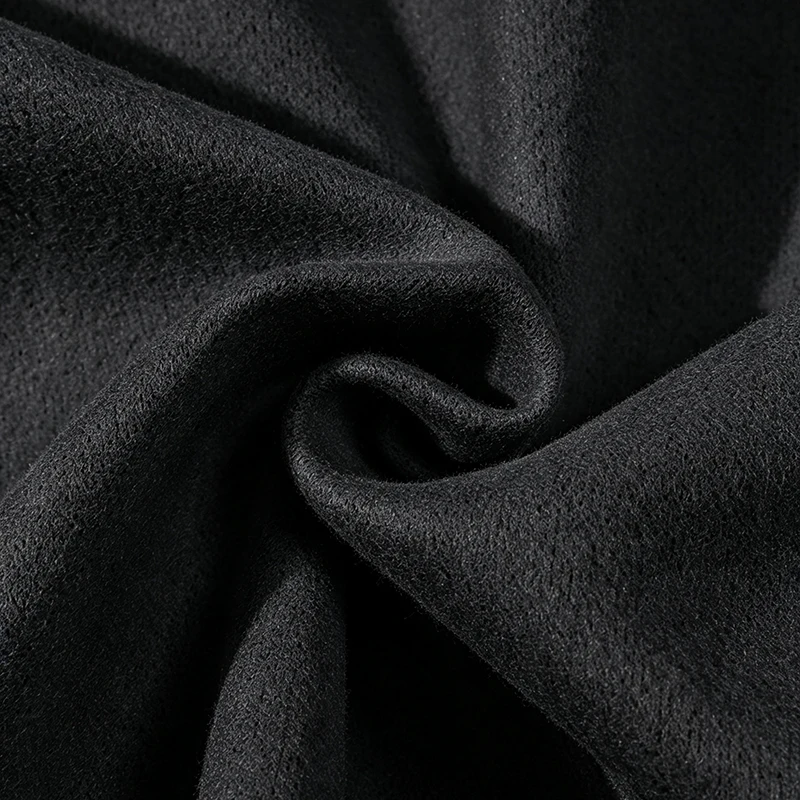 Herrenjacke mit lockerer Passform, gebürstet, kurz, langärmelig, mit Umlegekragen, einreihig, lässige Oberbekleidung für den täglichen Arbeitsweg und Streetwear – Detail 2