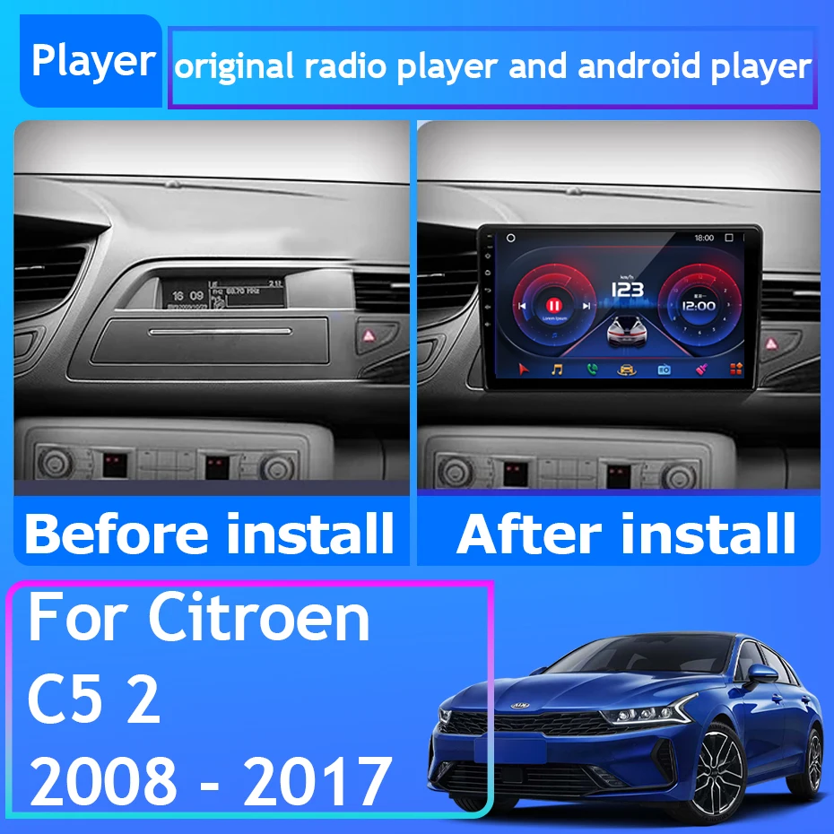 

Автомагнитола для Citroen C5 2 2008-2017, Android 13, Carplay, GPS-навигация, Android, стерео, видео, № 2DIN, DVD, стандартная, Wi-Fi