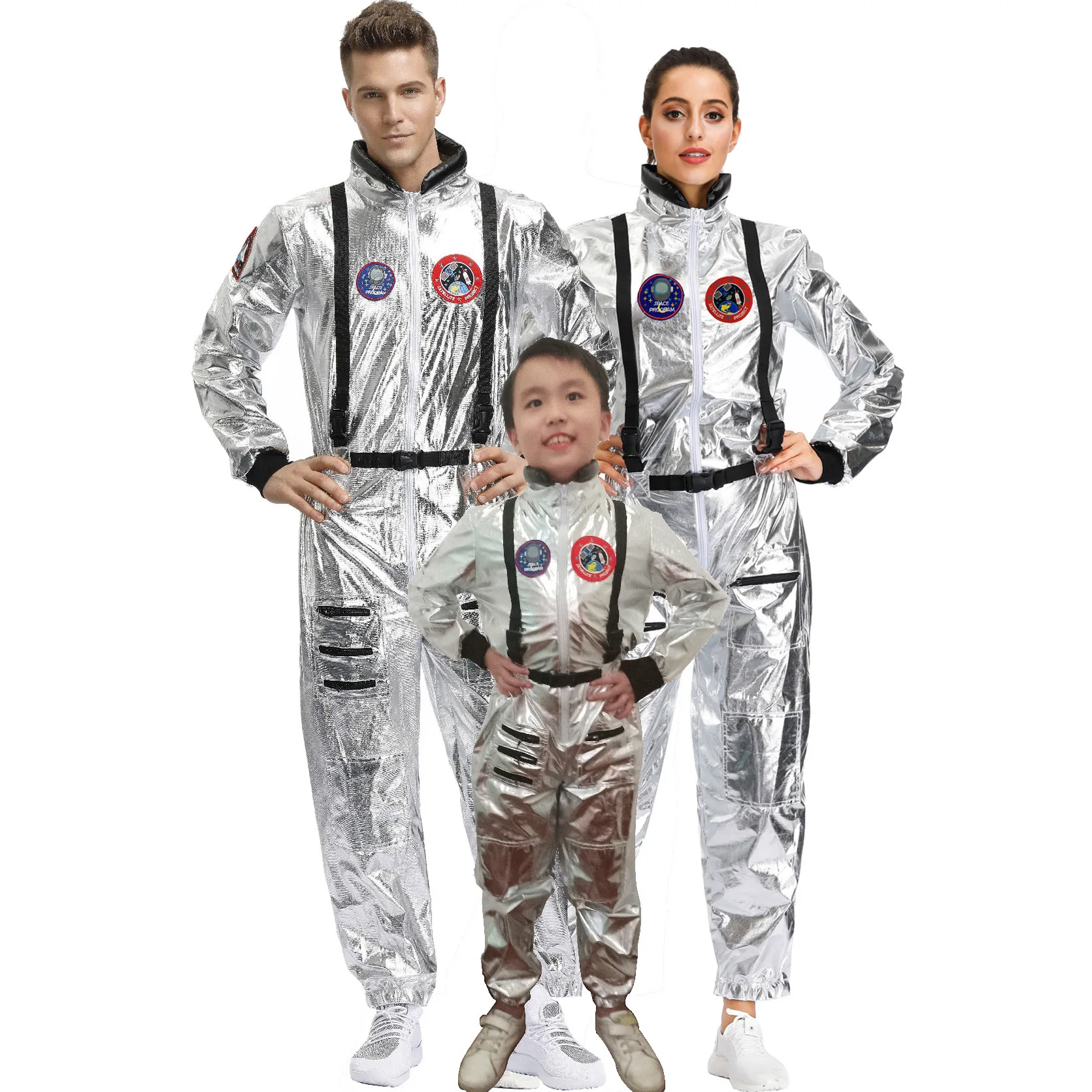 

Halloween Couple Wandering Earth Same Space Costume Uniform Men's and Women's Astronaut Stage Costume