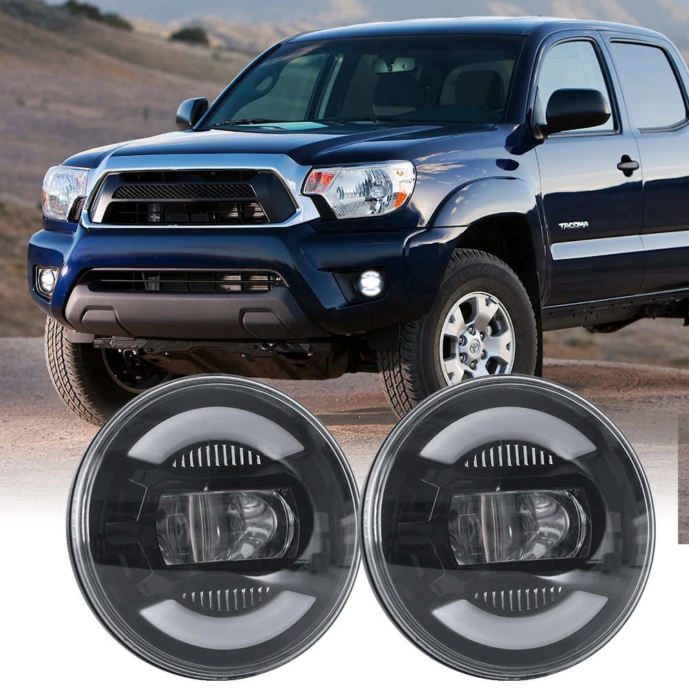 

LED Fog Lights With Hole DRL,Turn Signal for Toyota Tacoma 2005-2011,Solara 2004-2006,Sequoia 08-15, Tundra 07-13 LED Fog Lamp