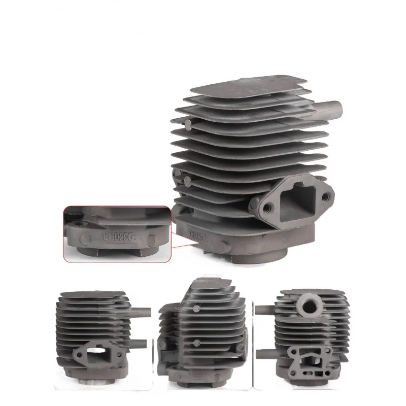 Pour taille-haie scie à branche haute EC025 ensemble de cylindre revêtement de cylindre de style Kawasaki, bloc-cylindres, accessoires de segment de piston