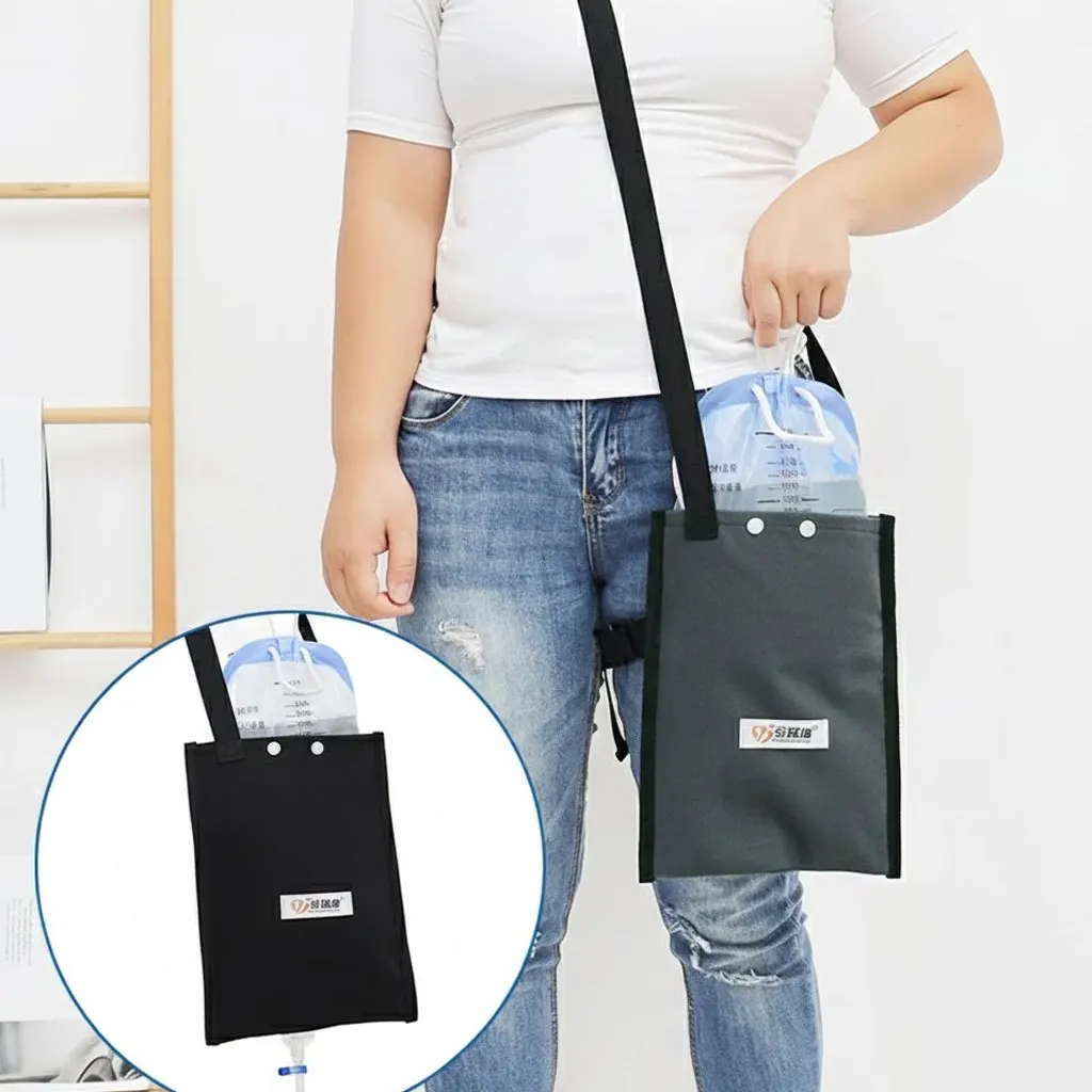 حقيبة غطاء الحقيبة الفغرة المريحة | حامل حقيبة استنزاف ستوما قابل للتعديل للرجال والنساء وكبار السن | يعزز جودة كرامة الحياة #2