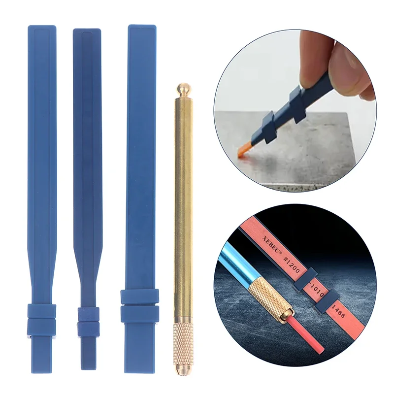 1 Buah Pegangan Penjepit Batu Asah Untuk Batu Asah Serat Super Keramik Alat Pengasah Cetakan Serat Penjepit Batu Asah