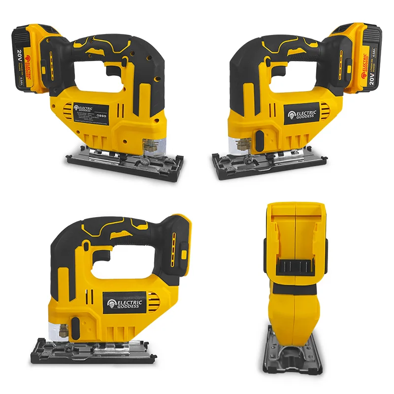 آلهة كهربائية 3500 دورة في الدقيقة منشار منحني كهربائي منشار تهزهز لاسلكي محمول متعدد الوظائف أداة كهربائية لبطارية ديوالت 20 فولت #5