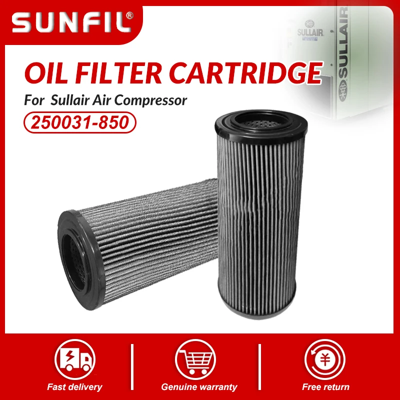 

250031-850 02250111-592 SH87097 Картридж масляного фильтра подходит для воздушного компрессора Sullair