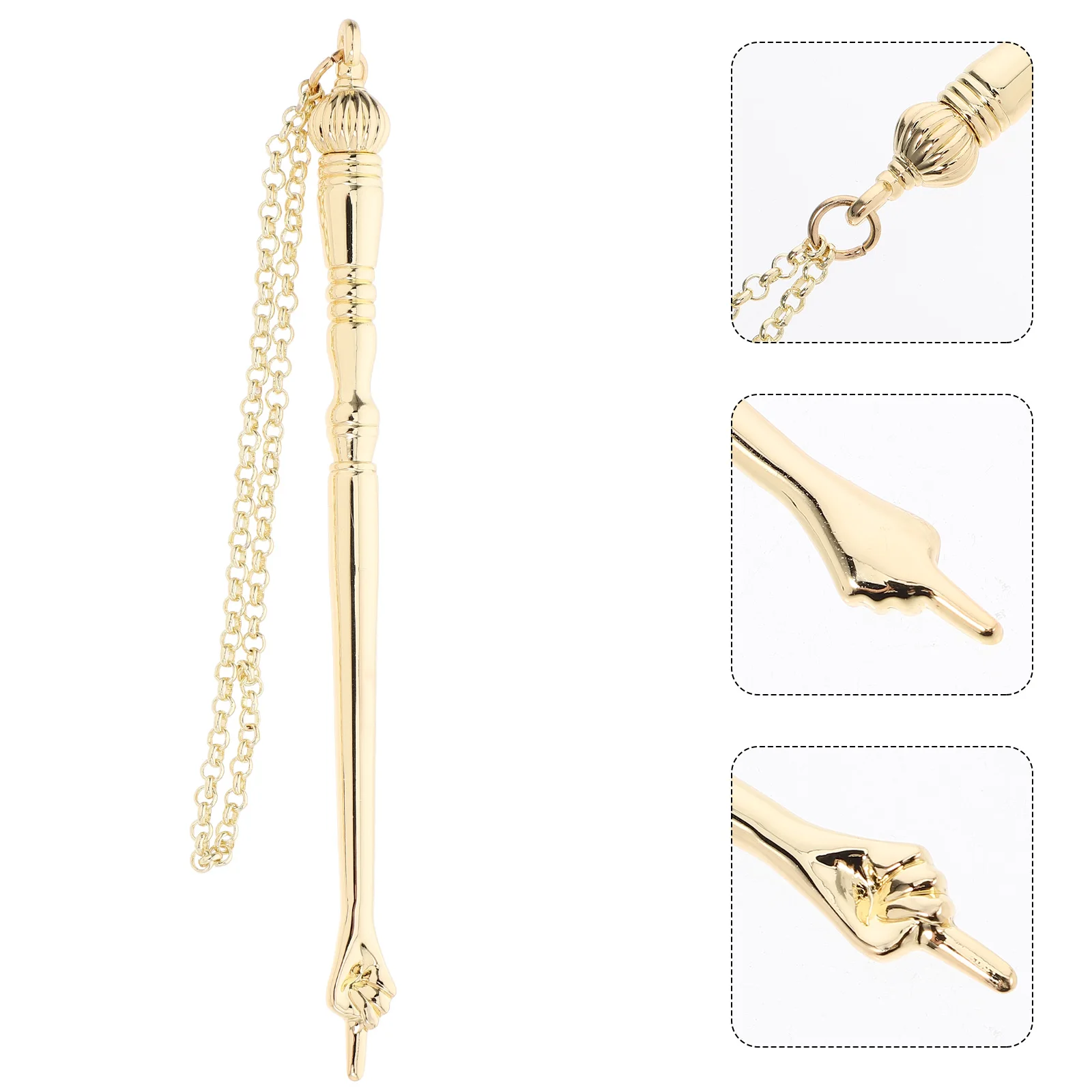 Herramienta de lectura de regalos judíos, puntero con cadena, libro de sinagoga, herramienta de dedo de Metal, escritura decorativa de Torá, herramienta de Metal de la Biblia, nuevo