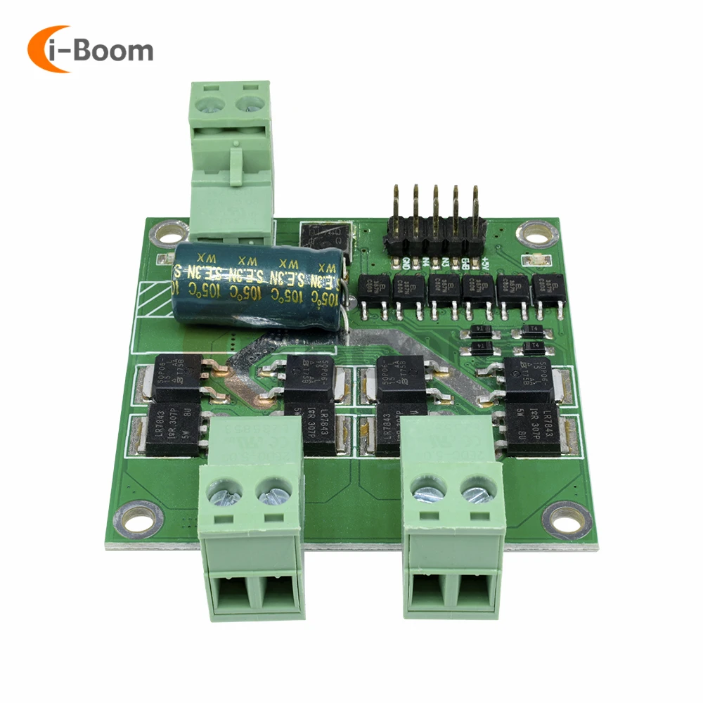 12V 24V 7A 160W Dual Channel DC Motor Driver Module H Bridge L298 Control Signal Logic PWM pulse module