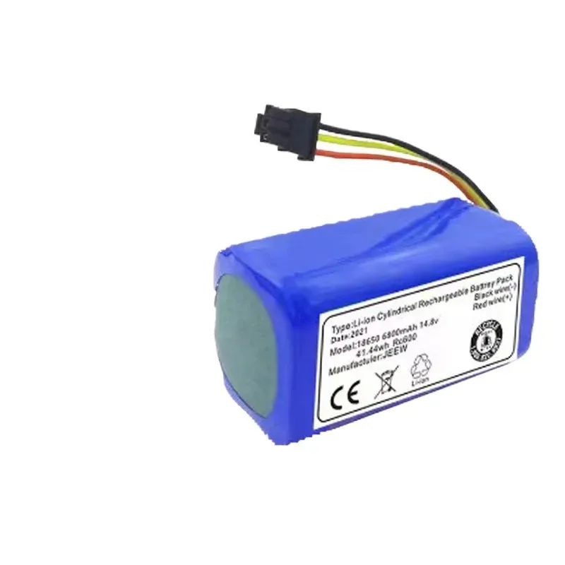 6800mAh 14.4V Battery for Conga 990 1090 for Tesvor X500 for Ecovacs Deebot N79 N79S DN622 for Eufy RoboVac 11 11S RoboVac 30