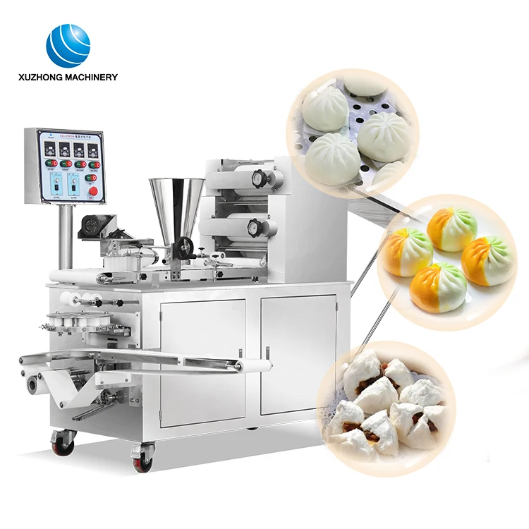 Mesin Pembuat Bao Bun Otomatis, Mesin Produksi Baozi, Momo, Siopao, Mesin Pembuat Bakpao Isi Kukus