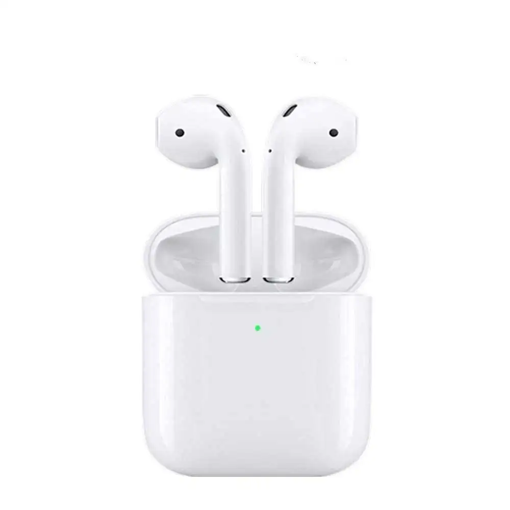 Auricolari Bluetooth wireless Apple AirPods di seconda generazione con scatola di ricarica wireless Chip H1 100% NUOVO originale, per iPhone