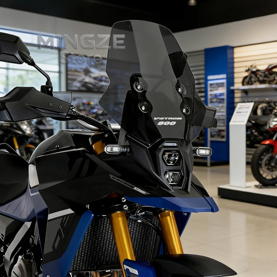 

NEW 800 DE Wind Screen For SUZUKI V-STROM 800DE DL800DE Motorcycle Front Windshield Raised Deflector DL 800 DE Height Windscreen
