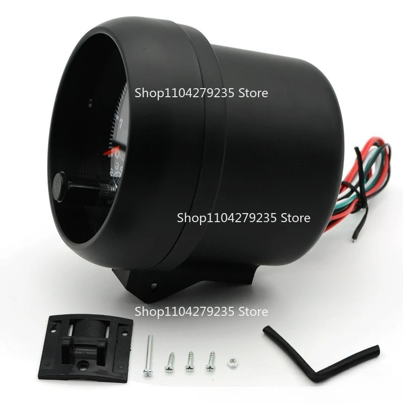 

3.75" 95MM Blue Light Tachometer Black Face Housing Universal Racing Meter for 4 6 8 Cylinder Modified Car