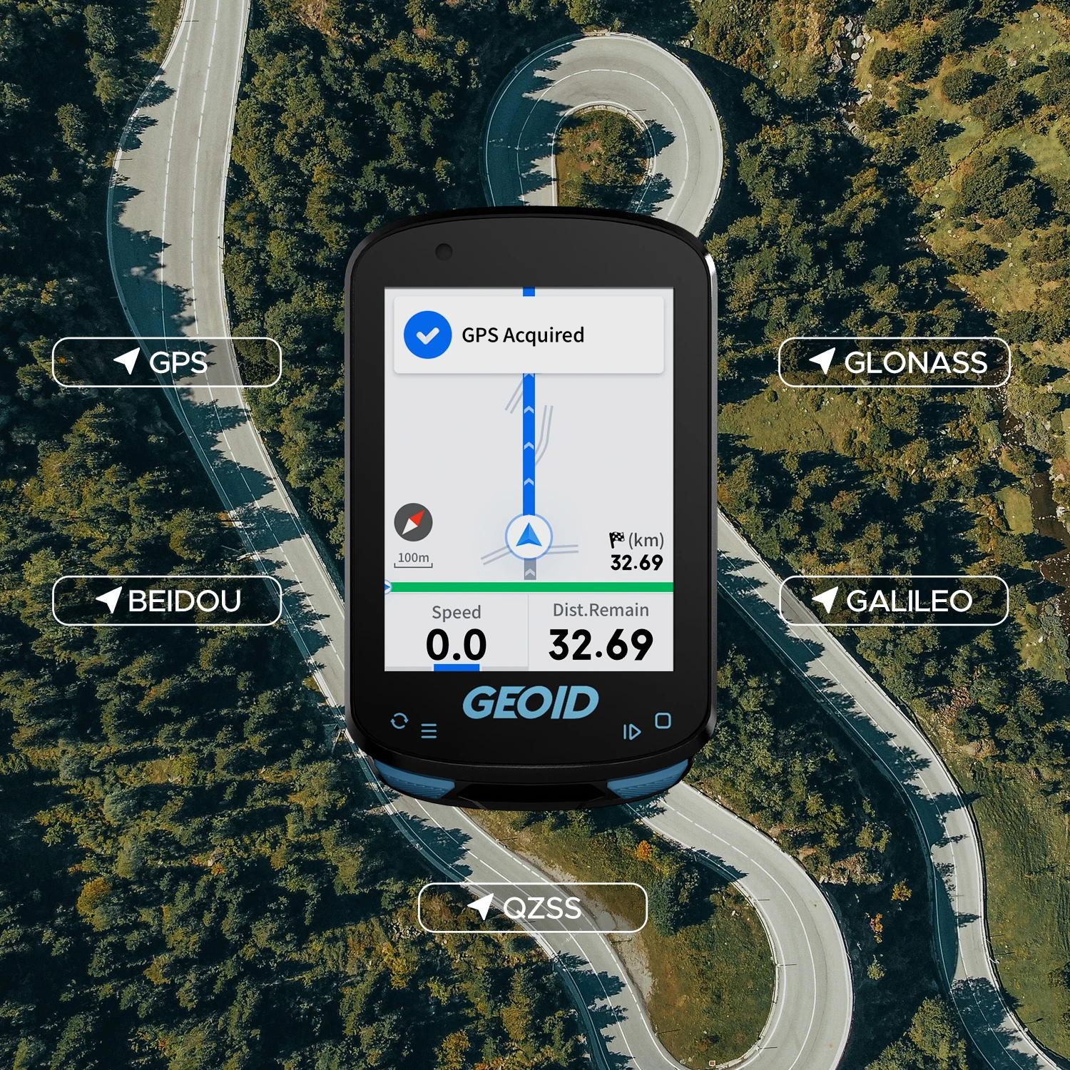 GEOID CC600 カラースクリーンバイクコンピュータスマート 