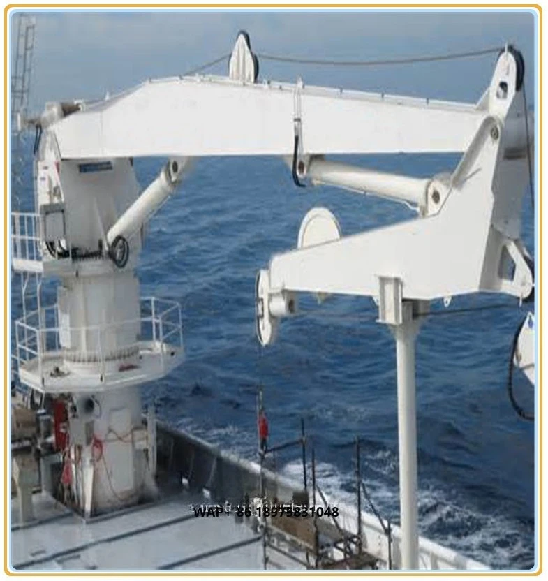 

CE CCS Approved Ship Lifting Equipment Electric Hydraulic Offshore Pedestal Cargo Marine Deck Grab Crane with Hpu System
