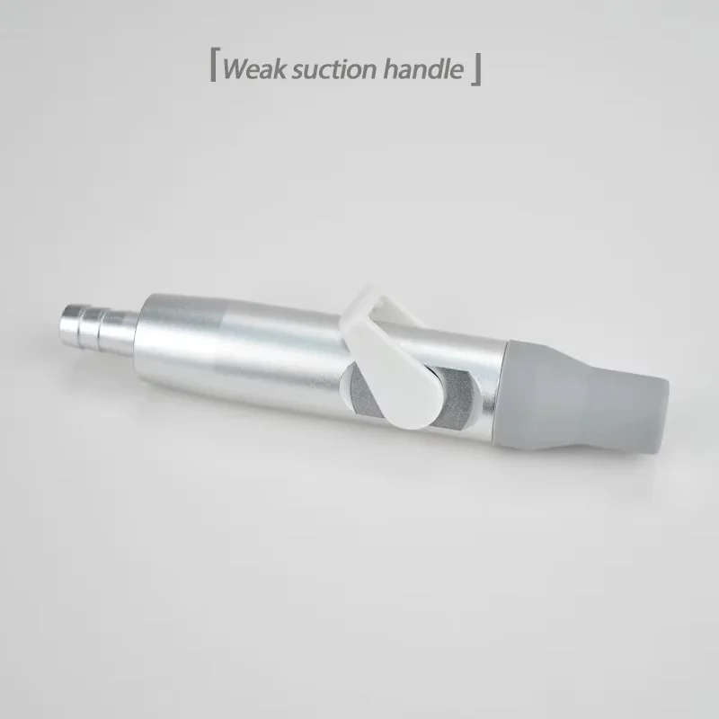 3PCS/5PCS Dental Weak Suction Handle Saliva Ejector with Valve Tip Adapter and Gray Silicone Cover Dental Tool
