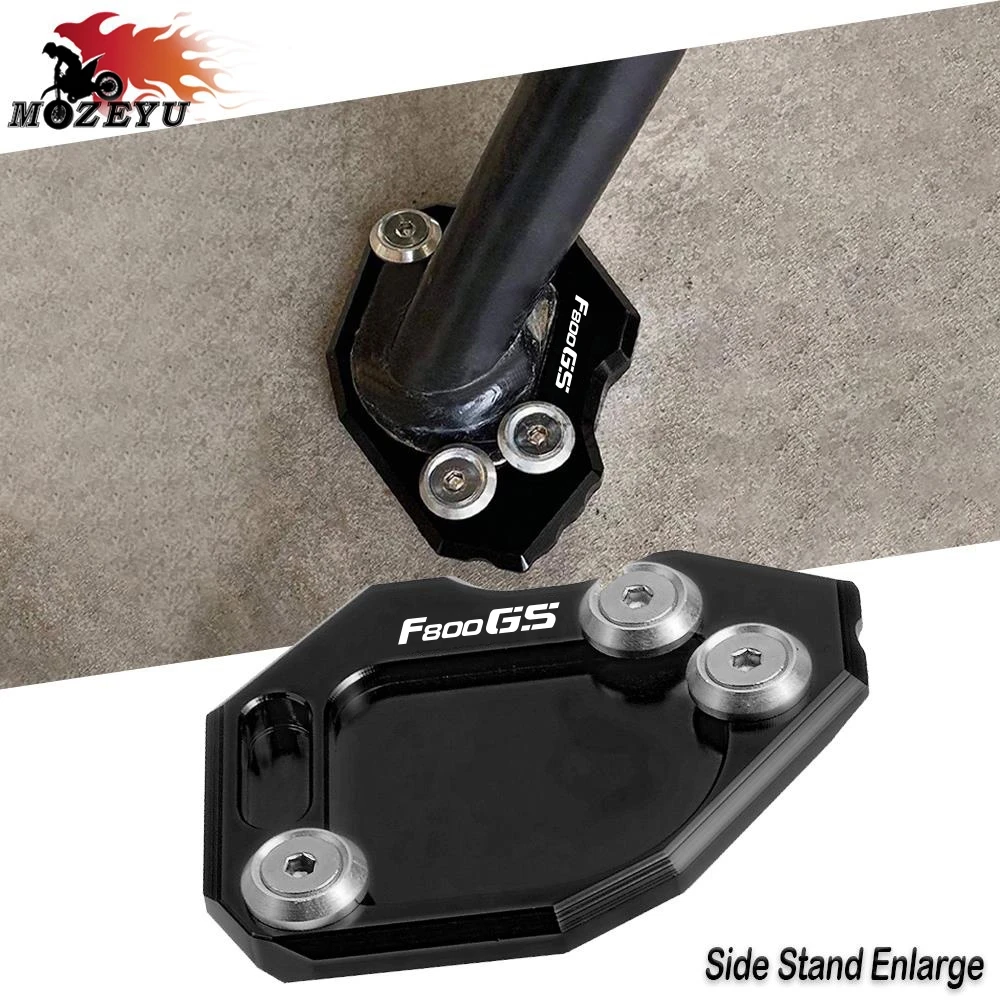 Motorcycle F 800GS ADV Side Stand Enlarger Pad Plate Kickstand For BMW F800GS Adventure F800 GS F 800 GSA 2008-2018 2017 2016