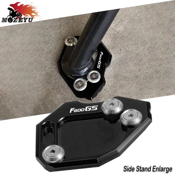 Motocicleta f 800gs adv suporte lateral ampliador almofada placa kickstand para bmw f800gs aventura f800 gs f 800 gsa 2008-2018 2017 2016