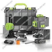 4D 16 Lines 3D 12 Lines Laser Level Green Line SelfLeveling 360 Horizontal And Vertical Green Beam Super Powerful Laser Levels