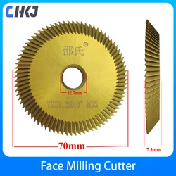 CHKJ High Speed Steel 70*7.3*12.7 mm Blade for Wen Xing Key Cutting Machine Key Blade Cutting Locksmith Tools 80T Free Shipping