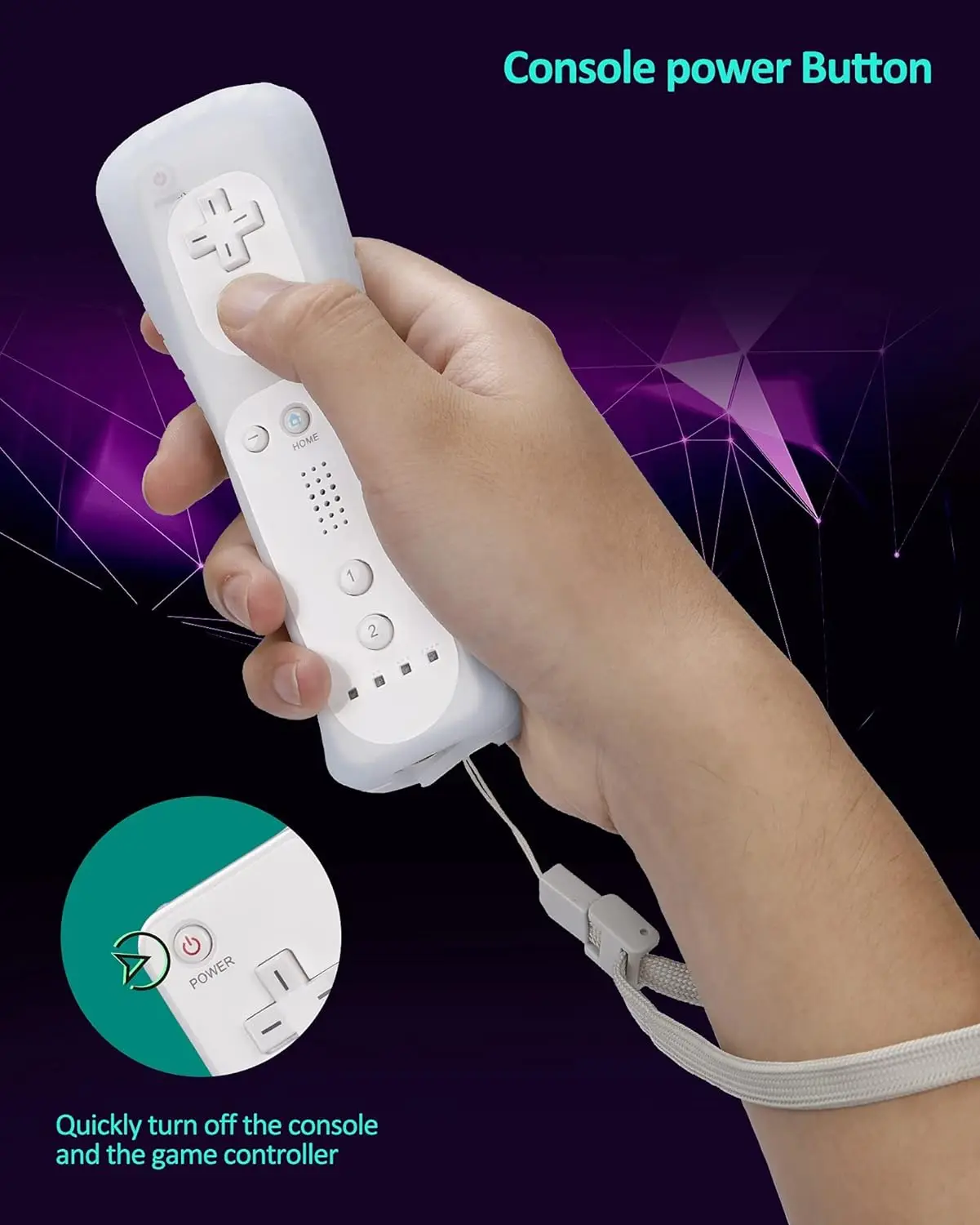 Remote Controller for Wii Compatible Nintendo Wii Console Wireless Gamepad Controller Nunchuck Wireless Remote Control Joypad