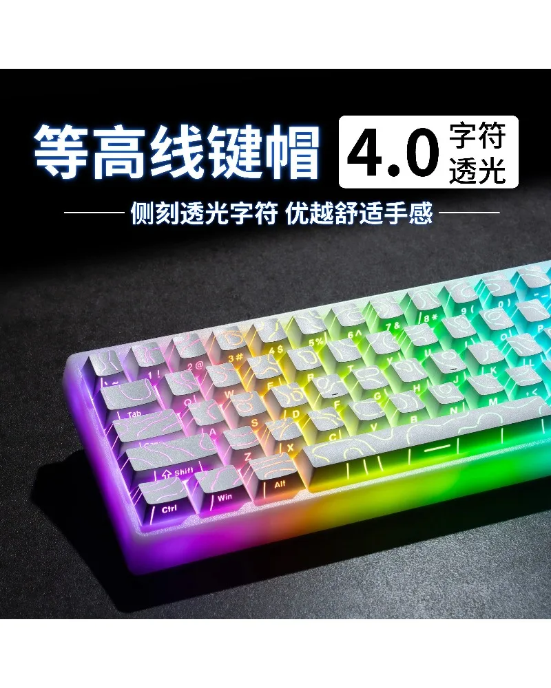 Keycap PBT Original Height Contour 4.0 Side Engraved Transmittance
