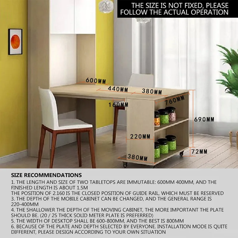 Multifunctional Hidden Telescopic Dining Table Accessories Invisible Desk Mechanism Retractable Hidden Bar Table Hinge Connector