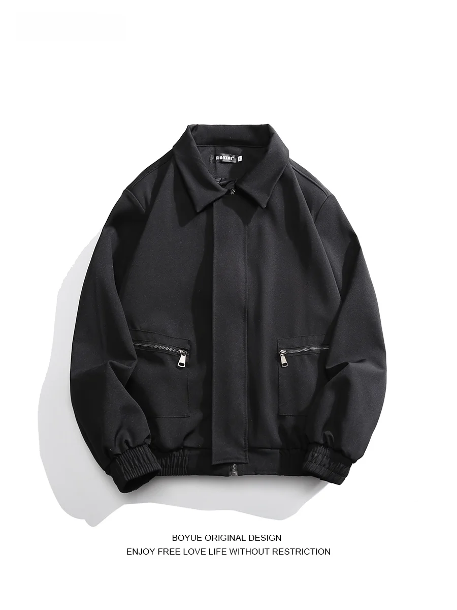 

Куртка Boyue однотонная утепленная на молнии для мужчин и женщин, повседневная, для мотоциклистов, рабочая, верхняя одежда на весну, осень, зиму