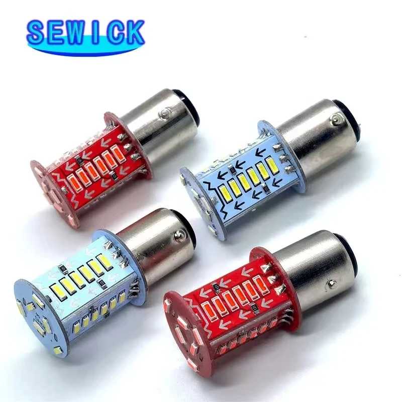 100Pcs 1156 BA15S P21W 1157 BAY15D P21/5W Led Bulb Car Tail Bulb Brake Lights Reverse Lamp Turn Signal Lamp Brake Motorcycle 12V