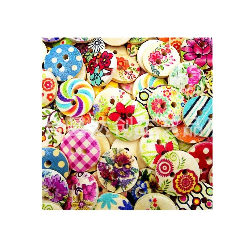 Produttore all'ingrosso bottoni misti multicolori colorati da 15 mm, bottoni più venduti in Europa e America Accessorio di abbigliamento fai-da-te