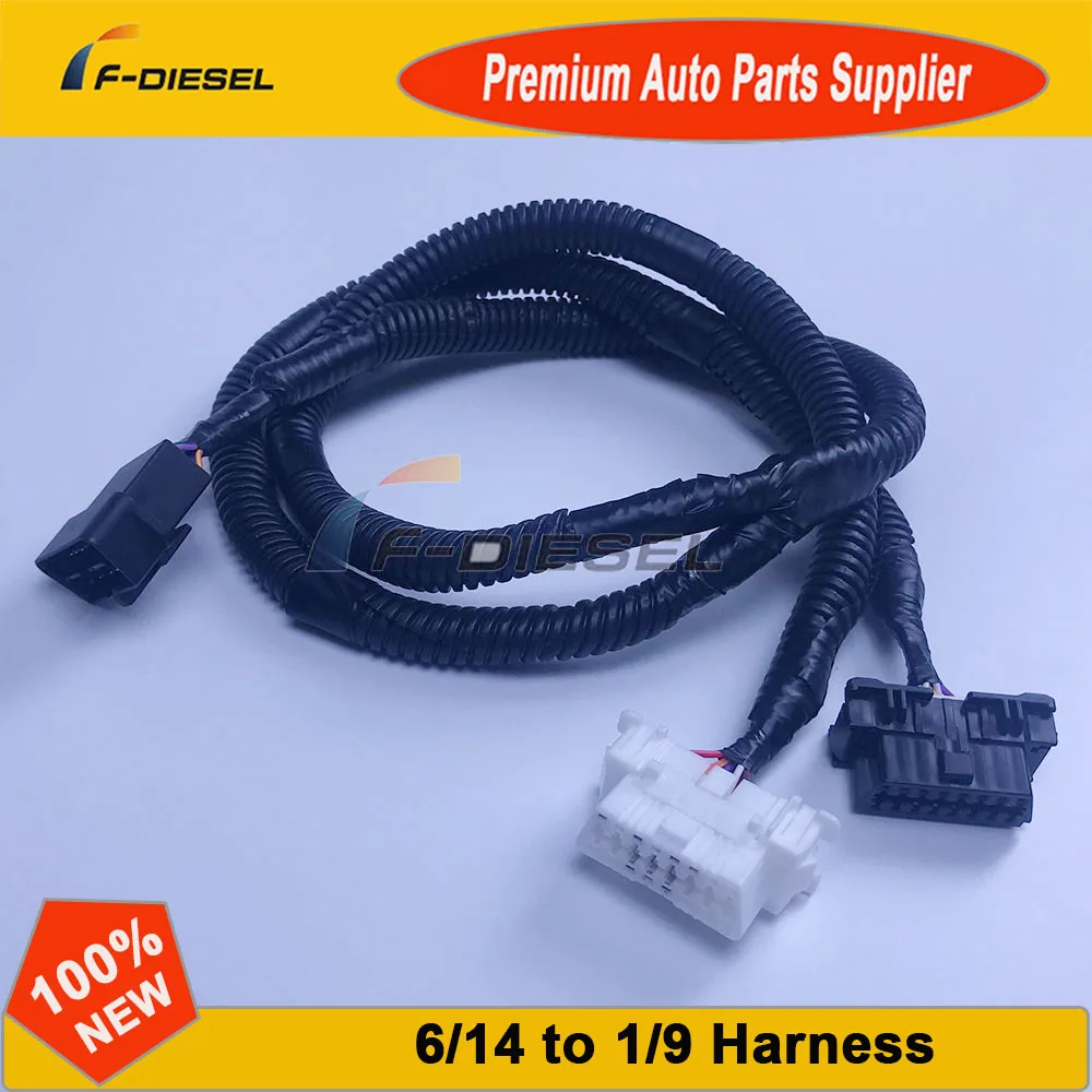 Original 6-IN-1 EOL 1939 6/14 to 1/9 Harness For Sinotruk to SHACMAN Weichai Heavy Trucks Diagnostic