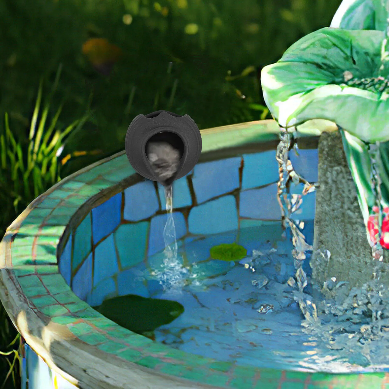 

Ceramic Jar Fish Tank Water Circulation Fountain Outdoor Garden Decor Flowing Jar Water Feature Fountain Decor