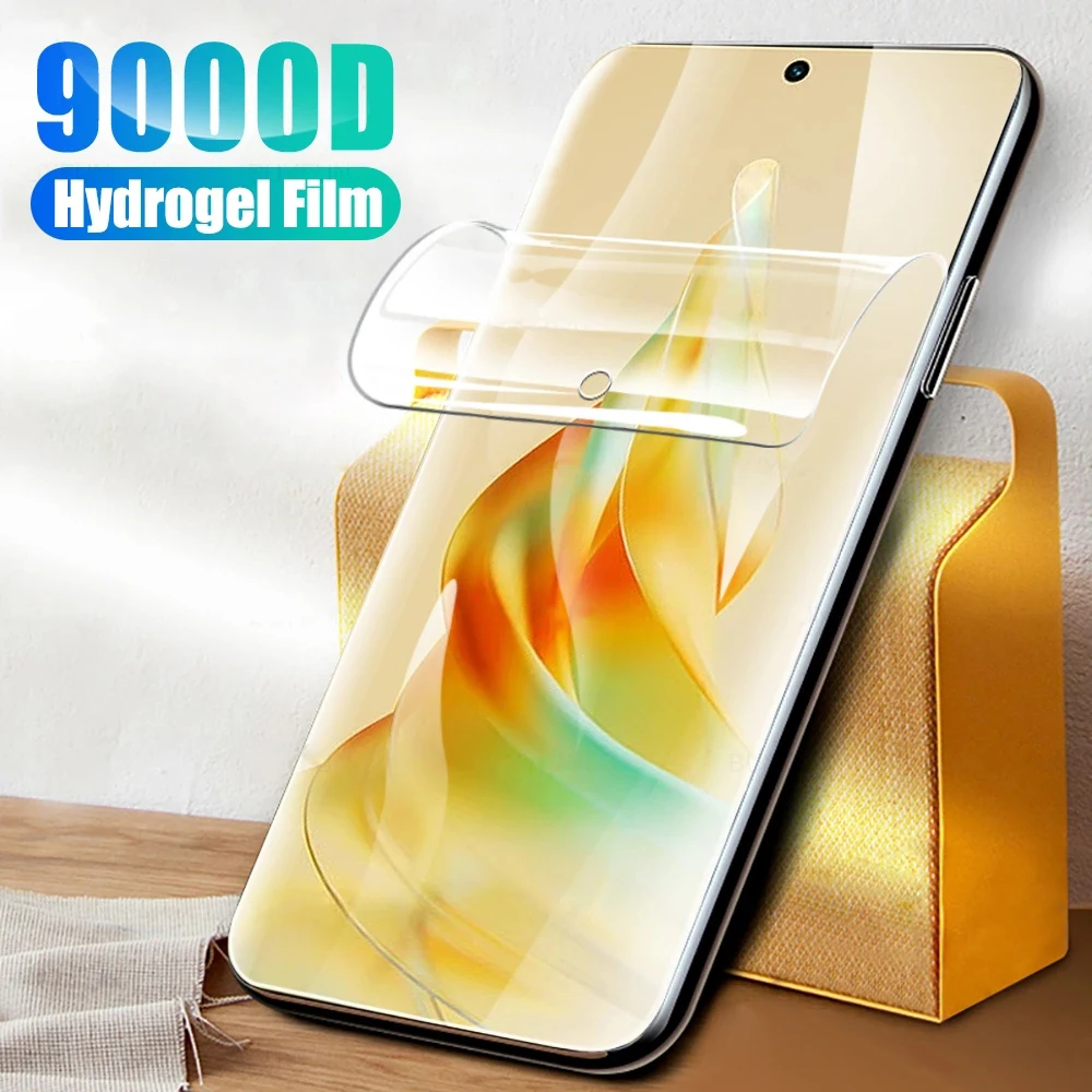 Oppo Reno8 T 4G 풀 커버 하이드로 겔 필름, Oppo Reno 8 Pro + Plus 5G Reno8 Z 8 T 8Z 8 Pro Reno8T 화면 보호 필름