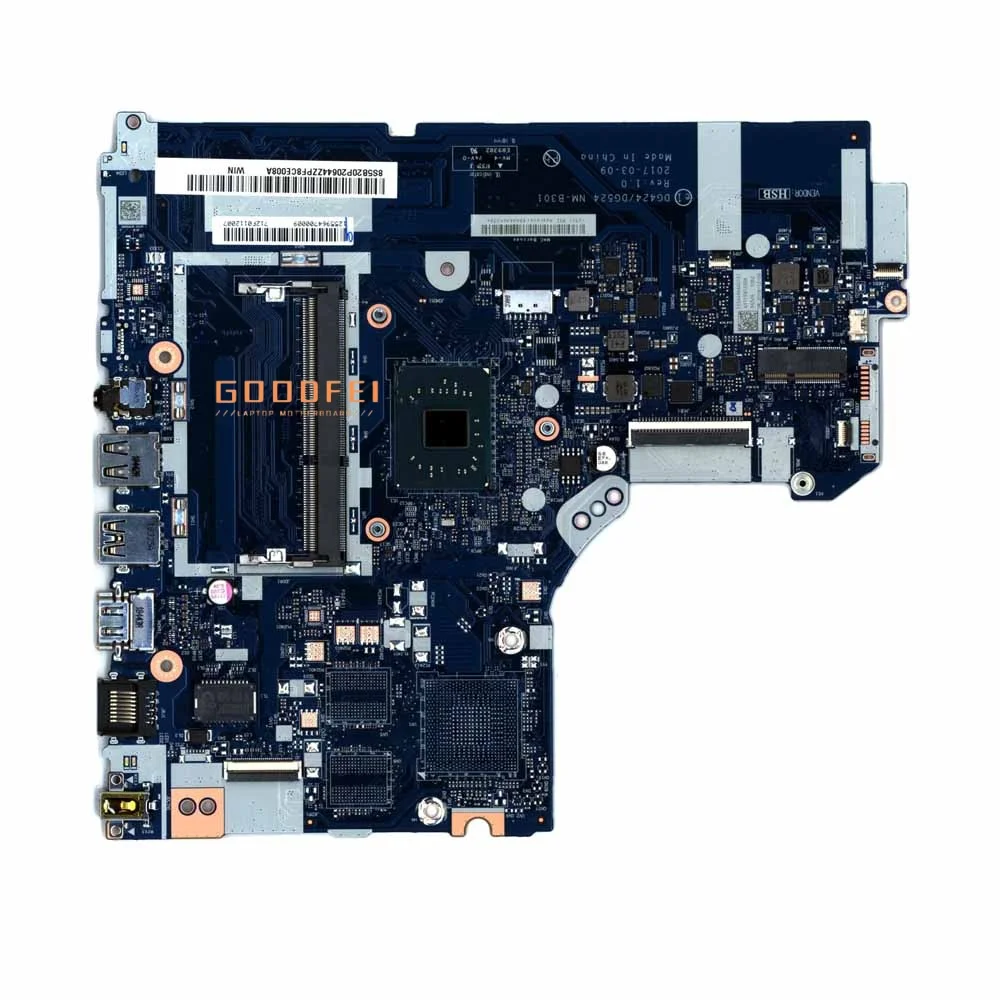 

NM-B301 Ideapad 320-15IAP 320-15 For Lenovo Laptop Motherboard Notebook Mainboard Accessories With N3350 CPU DDR3 5B20P20644