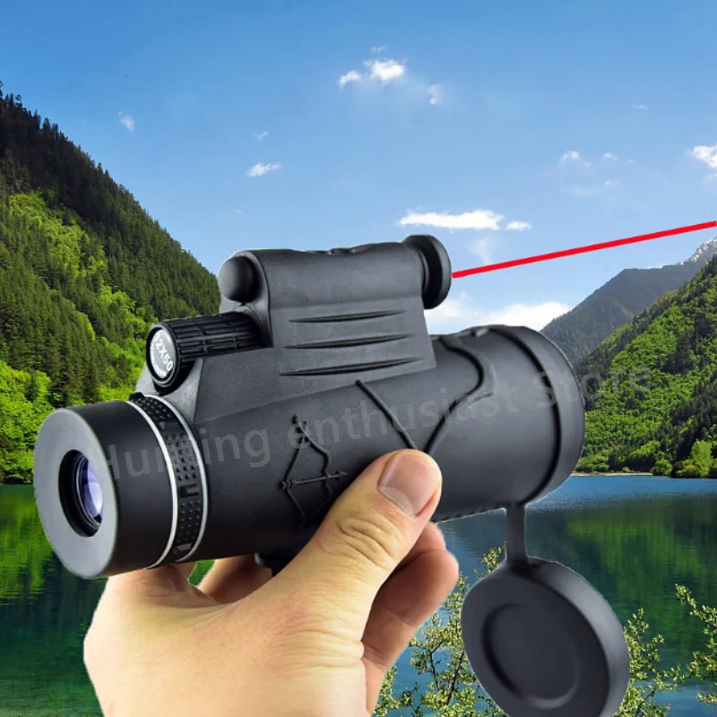 High Definition Zoom Powerful Monocular Telescope 50x60 Portable Monocular Telescope Mobile Phone Clip Remote Telescope Hunting