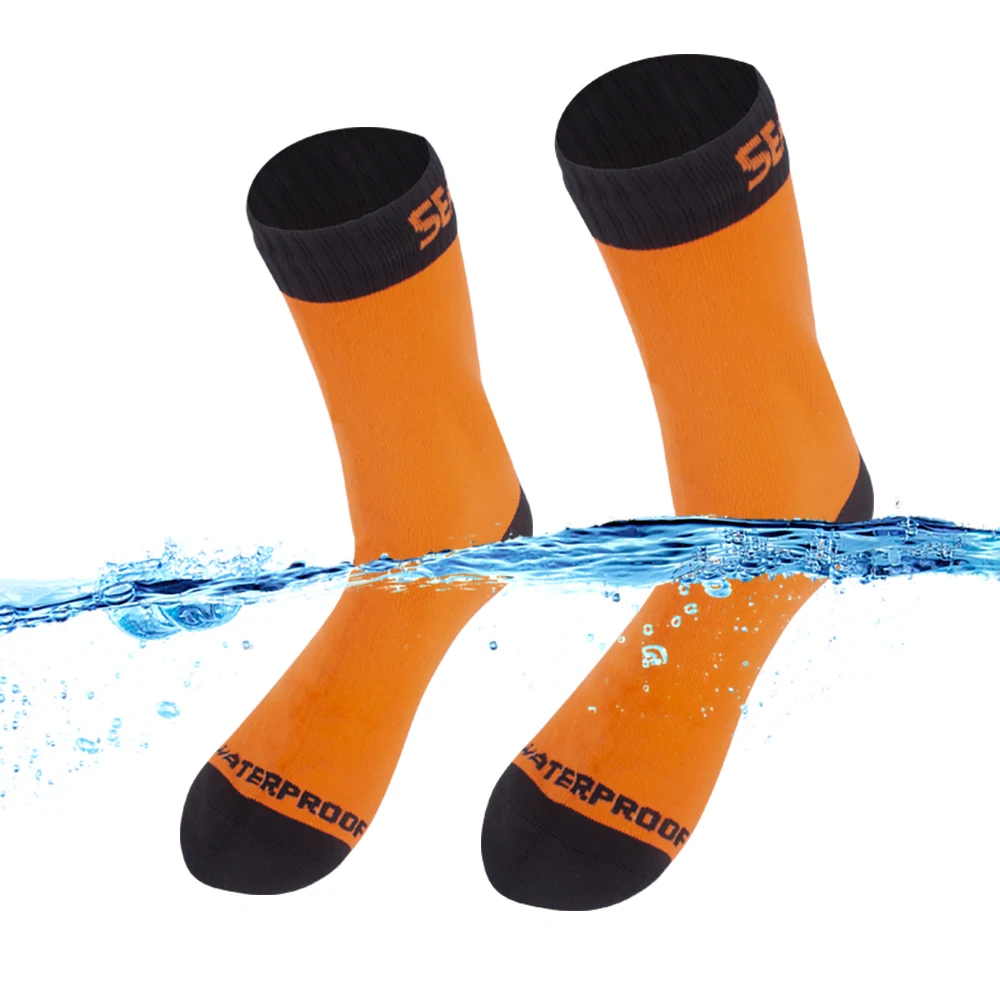 SEALSHELL Waterproof Socks，Hiking Fishing Cycling Skiing Wading Camping Sport Socks for Men and Women