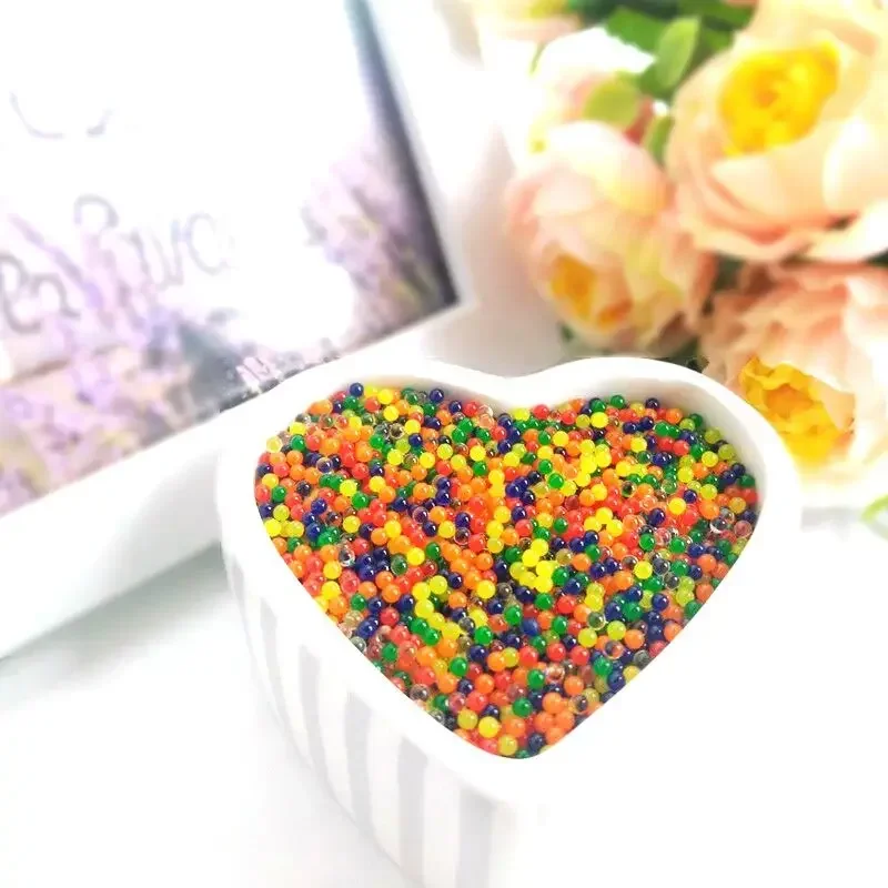 50000pcs Home Decor Water Beads Colorful Pearl Gel Ball Polymer Hydrogel Potted Crystal Mud Soil Grow Magic Jelly Wedding