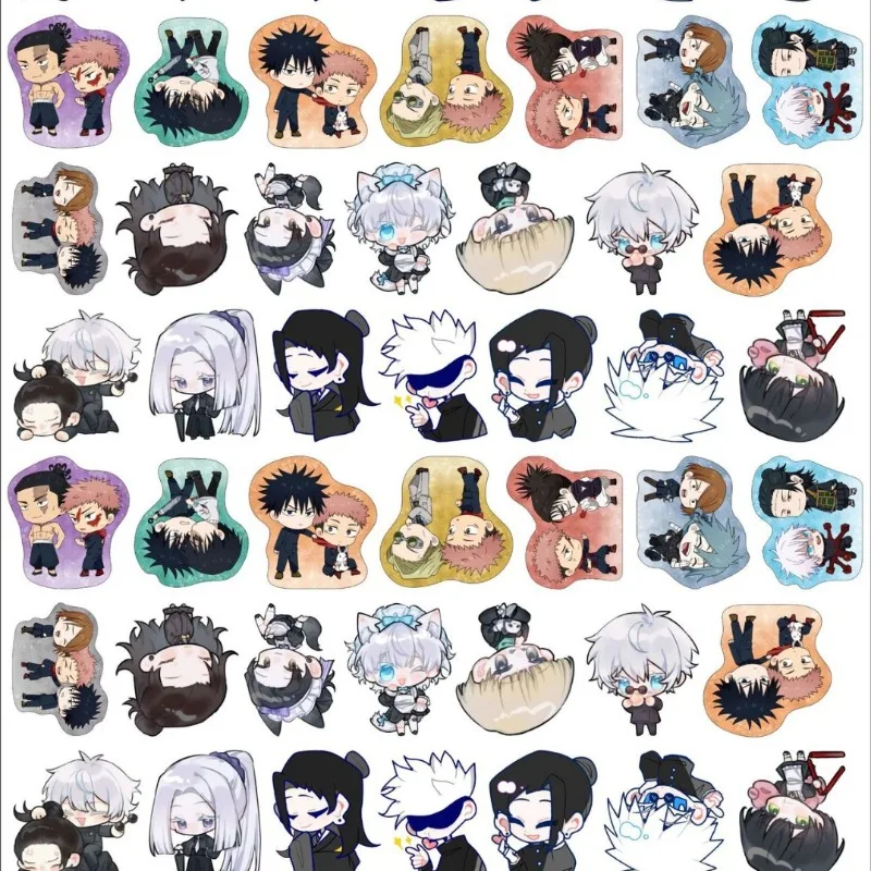 

Новая акриловая коллекция Jujutsu Kaisen Yuji Itadori Gojo Satoru DIY заколка для волос ручной работы материал патч брелок отверстия можно добавить